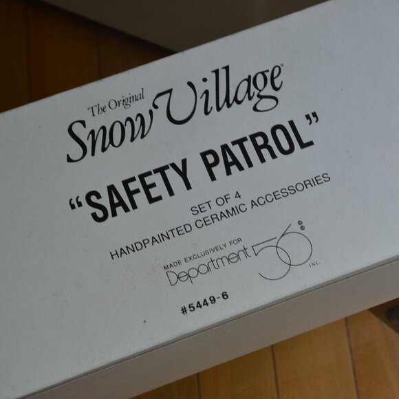 Dept 56 Department 56 Safety Patrol Original Snow Village - Picture 7 of 7